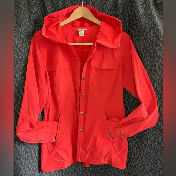 Duluth Trading Co Jackets & Blazers - Duluth Rain jacket coral orange Medium perfect condition